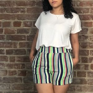 Laura Byrnes Shorts in Candy Stripe